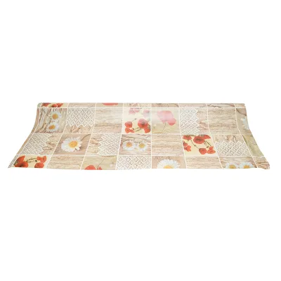 Rotolo tovaglia decorativa in PVC – modello floreale rustico Materiale: PVC con supporto tessile (45 g/m²)  Dimensioni rotolo: 1,37 × 20 m Breckner Germany - immagine 2