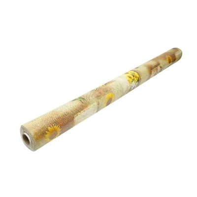 Rotolo tovaglia decorativa in PVC – modello girasole Materiale: PVC con supporto tessile (45 g/m²)  Dimensioni rotolo: 1,37 × 20 m Breckner Germany - immagine 4