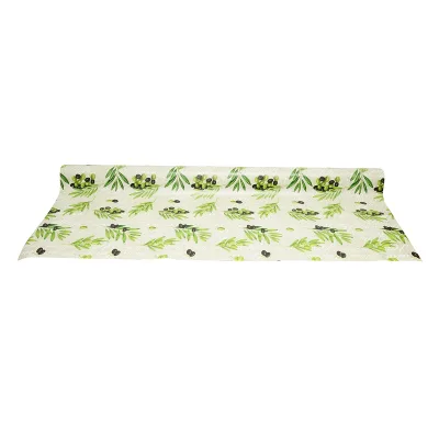 Rotolo tovaglia decorativa in PVC – modello mediterraneo Materiale: PVC con supporto tessile (45 g/m²)  Dimensioni rotolo: 1,37 × 20 m Breckner Germany - immagine 2