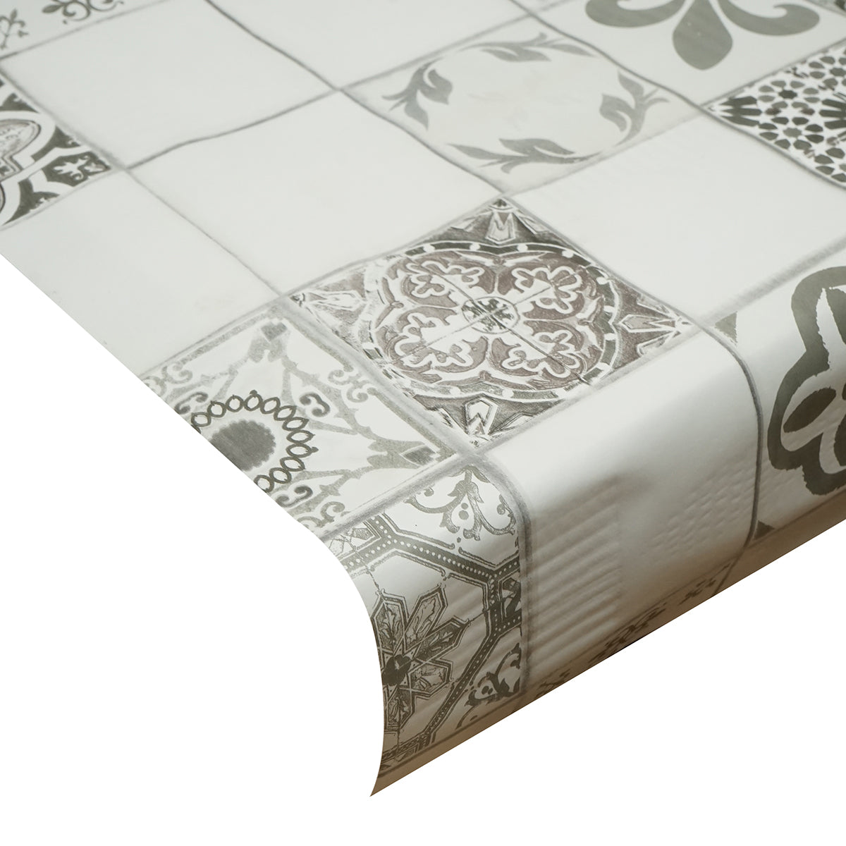 Rotolo tovaglia decorativa in PVC – modello mosaico vintage Materiale: PVC con supporto tessile (45 g/m²)  Dimensioni rotolo: 1,37 × 20 m Breckner Germany - immagine 3