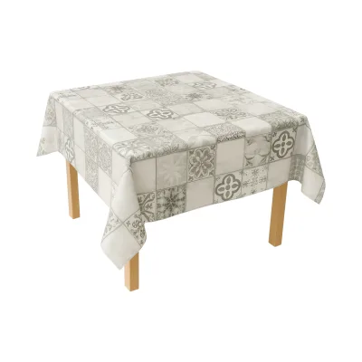 Rotolo tovaglia decorativa in PVC – modello mosaico vintage Materiale: PVC con supporto tessile (45 g/m²)  Dimensioni rotolo: 1,37 × 20 m Breckner Germany