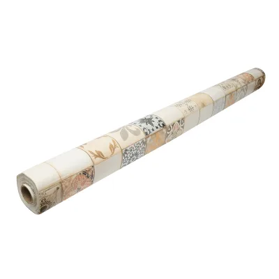 Rotolo tovaglia decorativa in PVC – modello piastrelle vintage Materiale: PVC con supporto tessile (45 g/m²)  Dimensioni rotolo: 1,37 × 20 m Breckner Germany - immagine 4