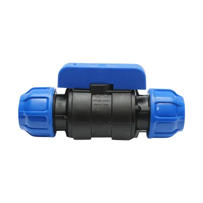 Rubinetto a sfera con giunto D32x32mm, PN10, per sistemi di irrigazione. - immagine 2