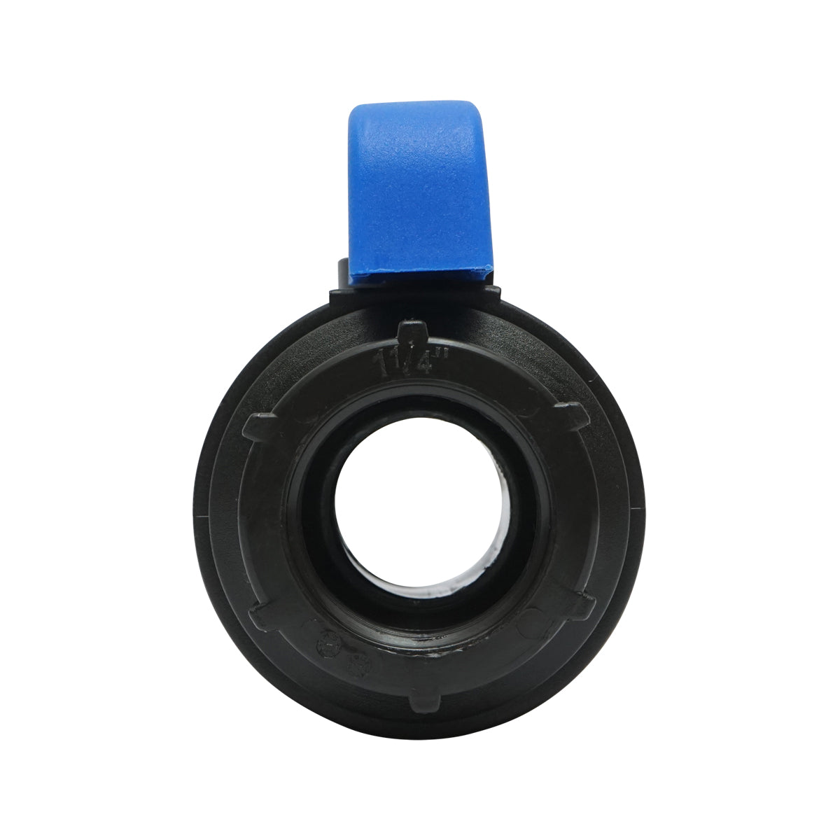 Rubinetto a sfera con giunto di collegamento filettato internamente D40mmx1-1/4, PN10 per sistemi di irrigazione - immagine 4
