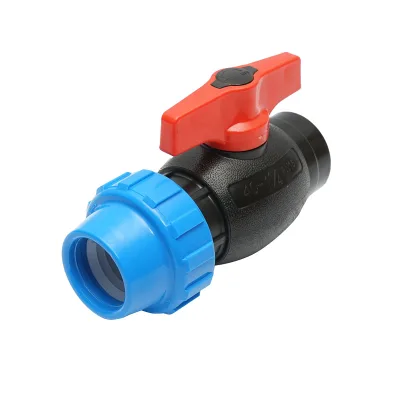 Rubinetto a sfera con giunto di collegamento filettato internamente D40x1-1/4, PN16 per sistemi di irrigazione. - immagine 2
