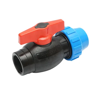 Rubinetto a sfera con giunto di collegamento filettato internamente D40x1-1/4, PN16 per sistemi di irrigazione. - immagine 3