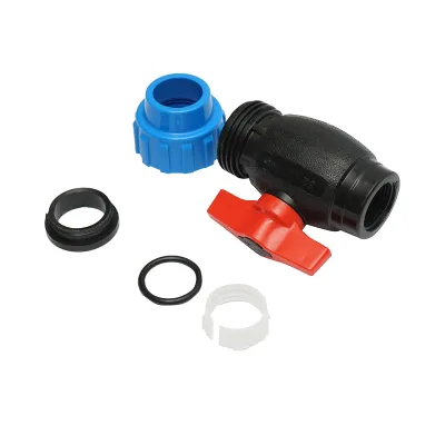 Rubinetto a sfera con giunto e filettatura interna D32x1, PN16, per sistemi di irrigazione - immagine 4