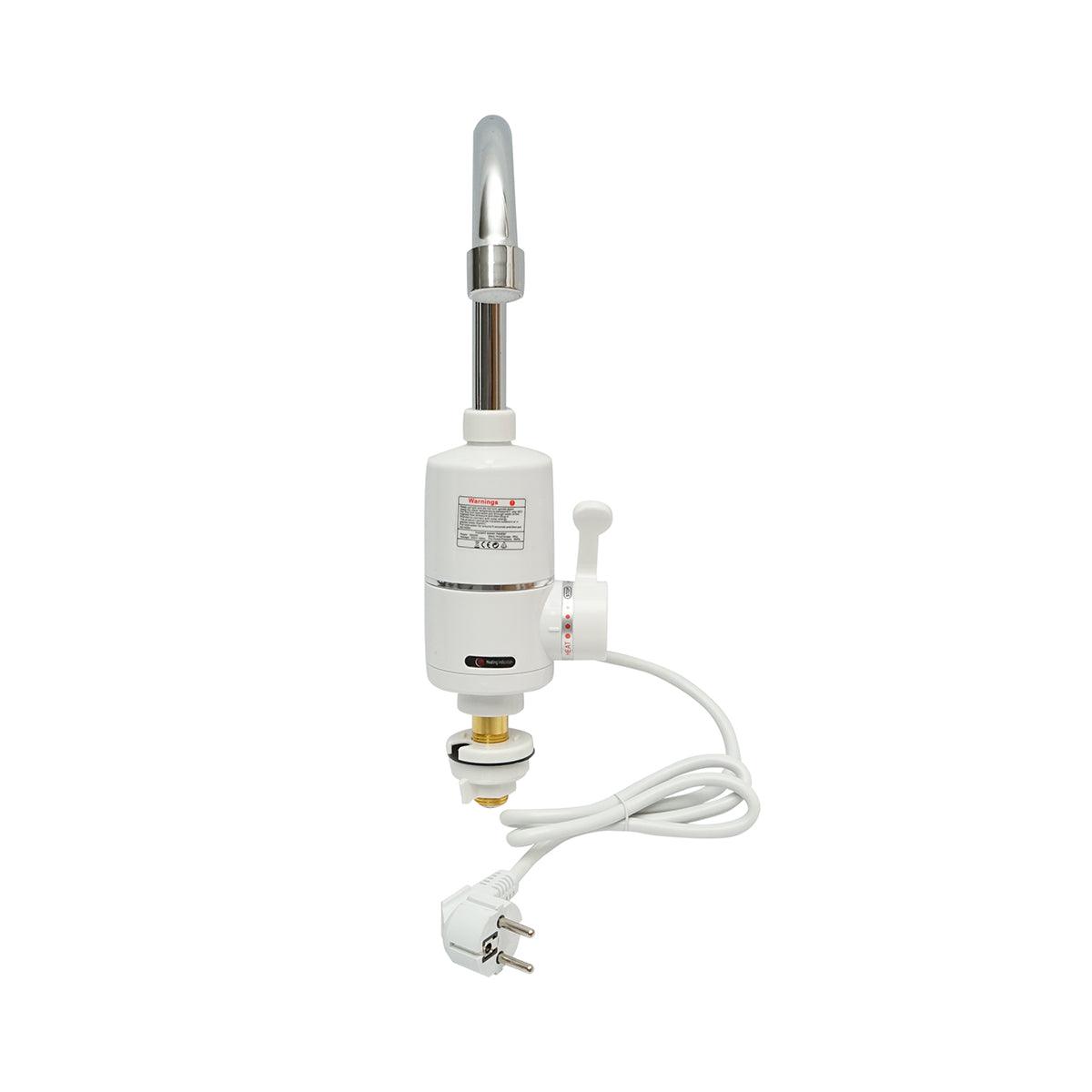 Rubinetto Acqua Calda Istantanea, 3000W, Display Digitale, 35-55°C, IPX4, Riscaldatore per Cucina, Giardino, Bagno - immagine 4