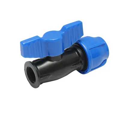 Rubinetto con giunto di compressione e filettatura interna D20mmx1/2, PN16. - immagine 4