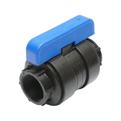 Rubinetto di compressione uguale con sfera e filettatura interna D50x50mm, PN10 per sistemi di irrigazione. - immagine 4