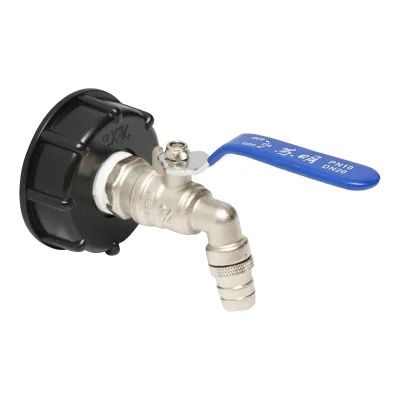 Rubinetto di scarico 3/4 in ottone per serbatoio IBC con filettatura interna da 60 mm, Autospeed - immagine 4