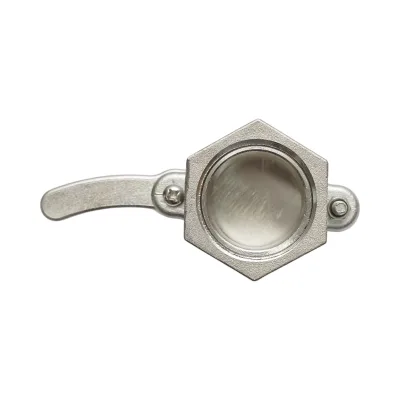 Rubinetto in acciaio inox per maturatore di miele, dimensioni 36x54 mm - immagine 5