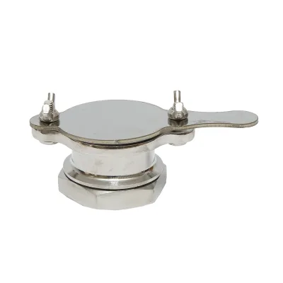 Rubinetto in acciaio inox per maturatore di miele.