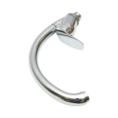 Rubinetto monocomando per lavabo da bagno, installazione lavabo, cartuccia in ceramica, finitura cromata lucida. - immagine 3