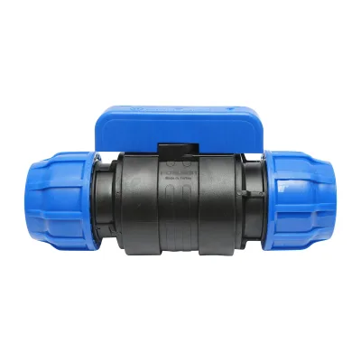 Rubinetto mufa-mufa di compressione D63x63mm, PN10 Poelsan - immagine 3