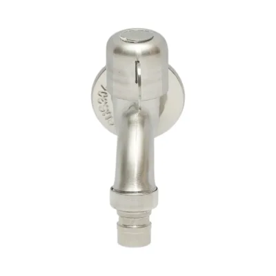 Rubinetto per acqua di servizio, a parete, in acciaio inox - immagine 4