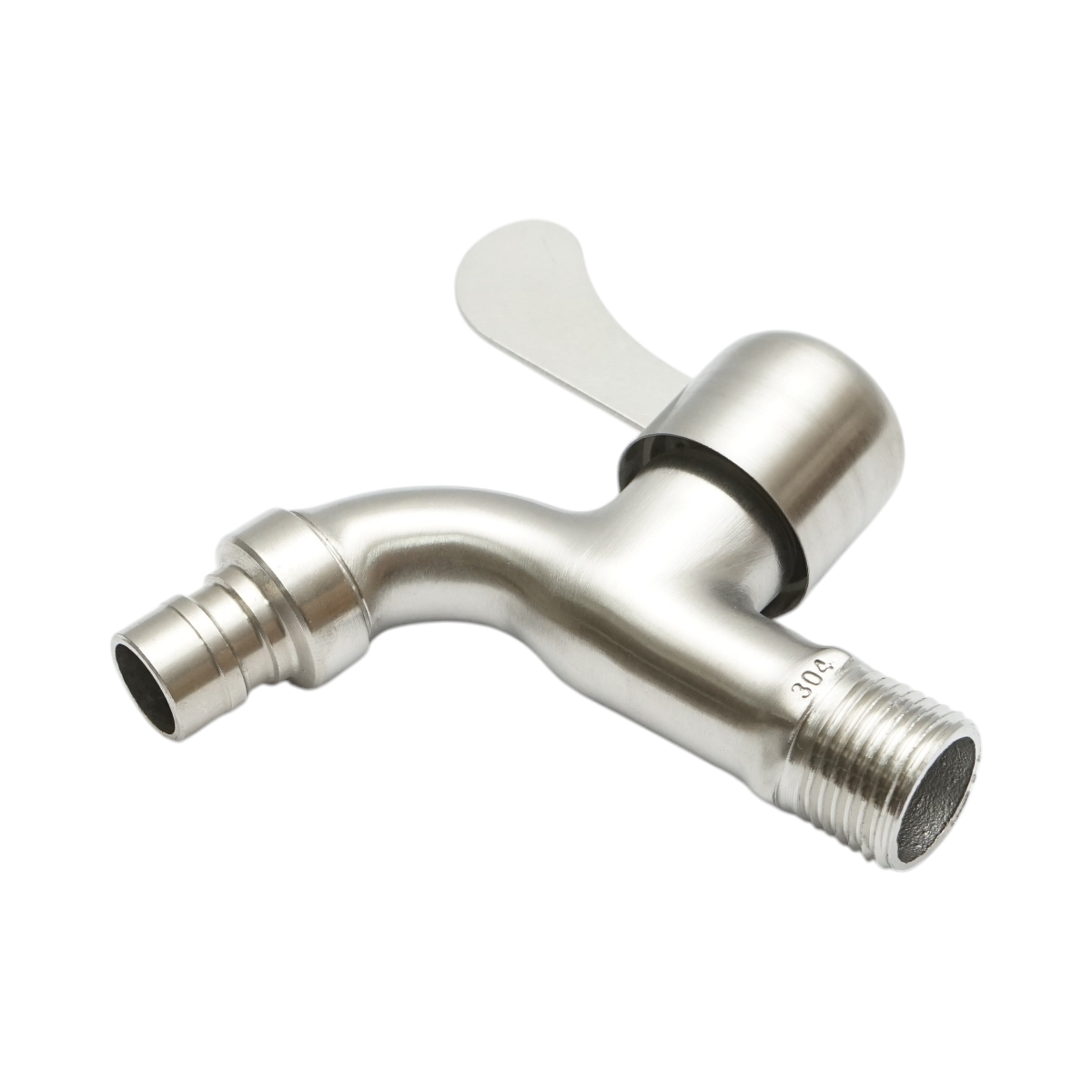 Rubinetto per acqua di servizio, a parete, in acciaio inox - immagine 3