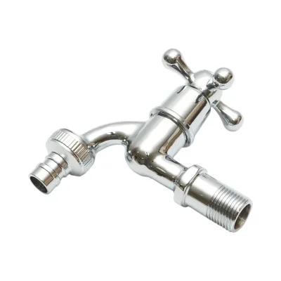 Rubinetto per acqua di servizio, montaggio a parete, acciaio inox, cromo lucido - immagine 3