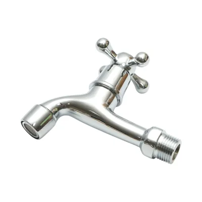 Rubinetto per acqua di servizio, montaggio a parete, acciaio inox, cromo lucido - immagine 3