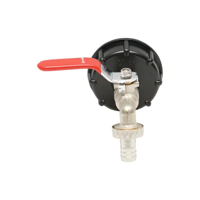 Rubinetto per serbatoio IBC in ottone S60x6x1/2 con filettatura da 60 mm - immagine 3