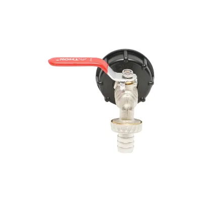 Rubinetto per serbatoio IBC in ottone S60x6x3/4 con filettatura interna da 60 mm - immagine 3