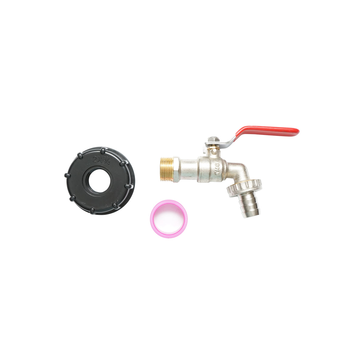Rubinetto per serbatoio IBC in ottone S60x6x3/4 con filettatura interna da 60 mm - immagine 4