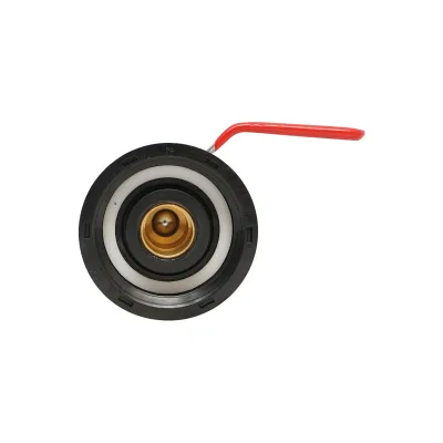 Rubinetto per serbatoio IBC in ottone S60x6x3/4 con filettatura interna da 60 mm - immagine 2