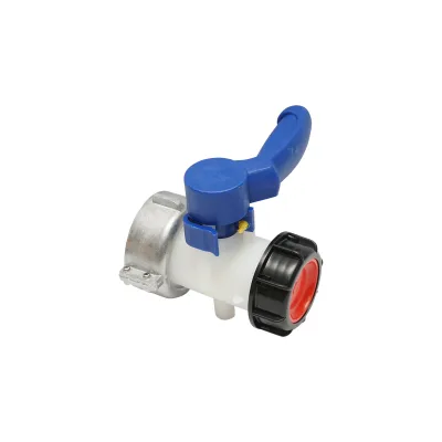 Rubinetto per serbatoio IBC S60x6, DN50 diametro filettatura 75 mm, guarnizione EPDM. - immagine 2