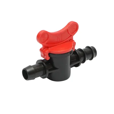 Rubinetto per tubo di gocciolamento uguale D16mm con guarnizione per sistemi di irrigazione." - immagine 3