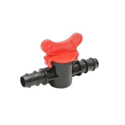 Rubinetto per tubo di gocciolamento uguale D16x16mm per sistemi di irrigazione - immagine 2