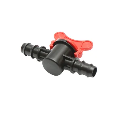 Rubinetto per tubo di gocciolamento uguale D16x16mm per sistemi di irrigazione - immagine 3