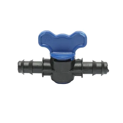 Rubinetto per tubo di gocciolamento uguale D16x16mm, PN4, per sistemi di irrigazione - immagine 3