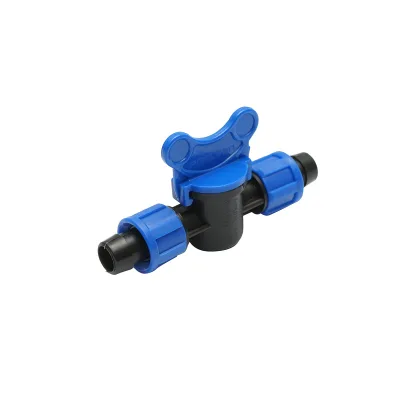 Rubinetto per tubo di gocciolamento uguale D16x16mm, PN4, per sistemi di irrigazione - immagine 2