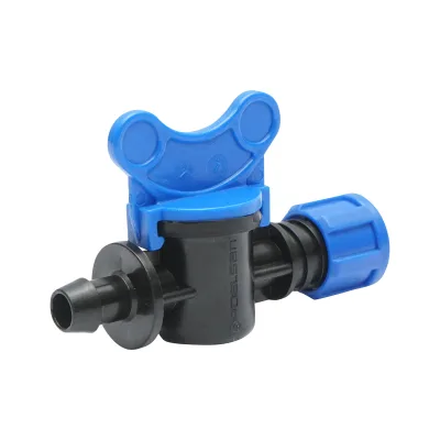 Rubinetto per tubo di gocciolamento uguale D16x16mm, PN4, per sistemi di irrigazione. - immagine 3