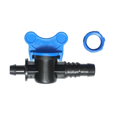Rubinetto per tubo di gocciolamento uguale D16x16mm, PN4, per sistemi di irrigazione. - immagine 4