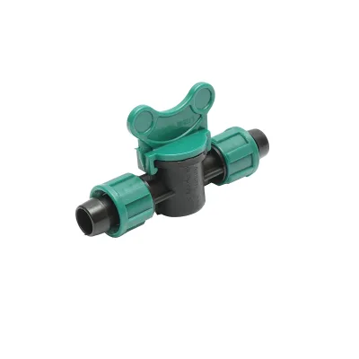 Rubinetto per tubo di gocciolamento uguale D17x17mm, PN4, per sistemi di irrigazione - immagine 3