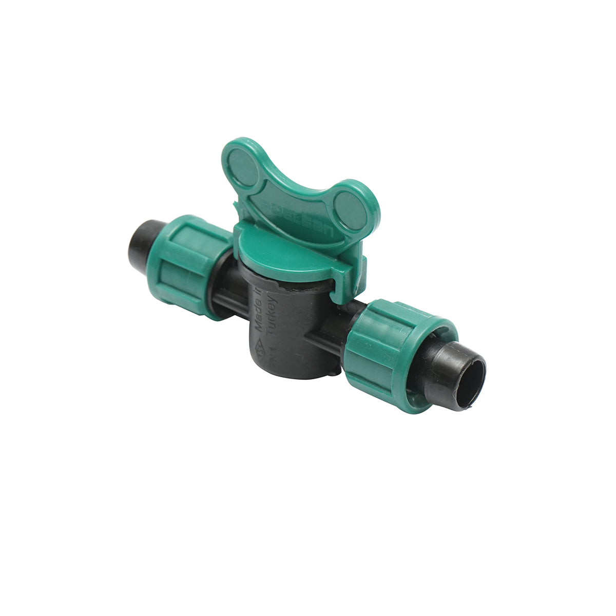 Rubinetto per tubo di gocciolamento uguale D17x17mm, PN4, per sistemi di irrigazione - immagine 2