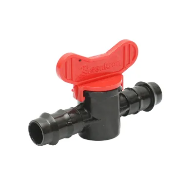 Rubinetto per tubo di gocciolamento uguale D20x20mm per sistemi di irrigazione - immagine 3