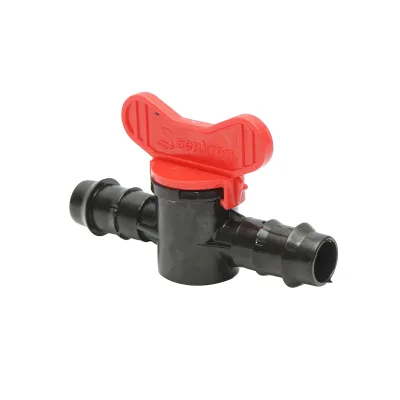 Rubinetto per tubo di gocciolamento uguale D20x20mm per sistemi di irrigazione - immagine 2