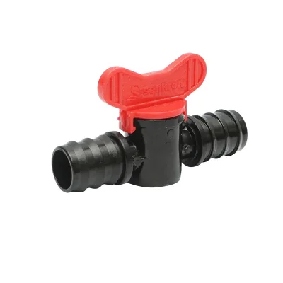 Rubinetto per tubo di gocciolamento uguale D25x25mm per sistemi di irrigazione. - immagine 2
