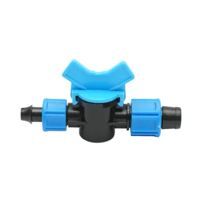 Rubinetto per tubo gocciolatore da 16 mm per sistemi di irrigazione
