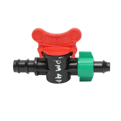 Rubinetto per tubo, banda di gocciolamento D16mm con dado per sistemi di irrigazione