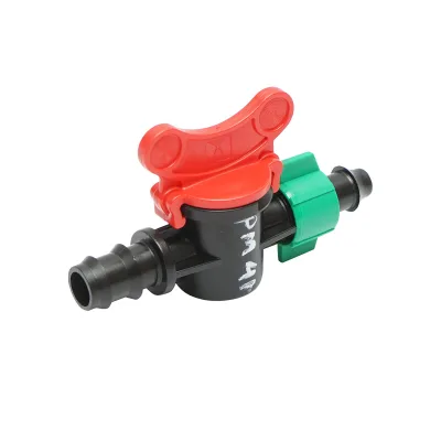Rubinetto per tubo, banda di gocciolamento D16mm con dado per sistemi di irrigazione - immagine 3