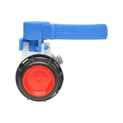 Rubinetto tipo farfalla per serbatoio IBC S60x6 con filettatura 62 mm, Autospeed - immagine 3