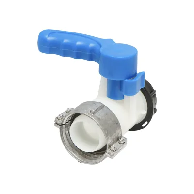 Rubinetto tipo farfalla per serbatoio IBC S60x6 con filettatura 62 mm, Autospeed - immagine 4