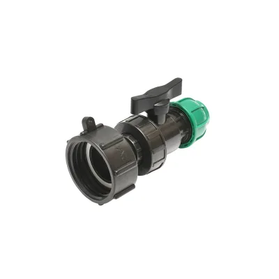 Rubinetto, connettore per serbatoio IBC con filettatura interna da 60 mm. - immagine 4