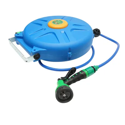 Rullo avvolgitubo automatico da 19 m con pistola regolabile a 9 funzioni - immagine 3
