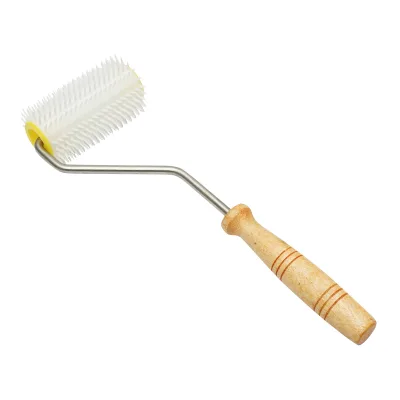 Rullo per disopercolare 99mm in plastica con manico in legno - immagine 2