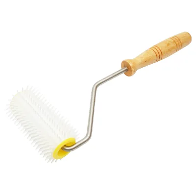 Rullo per disopercolare 99mm in plastica con manico in legno
