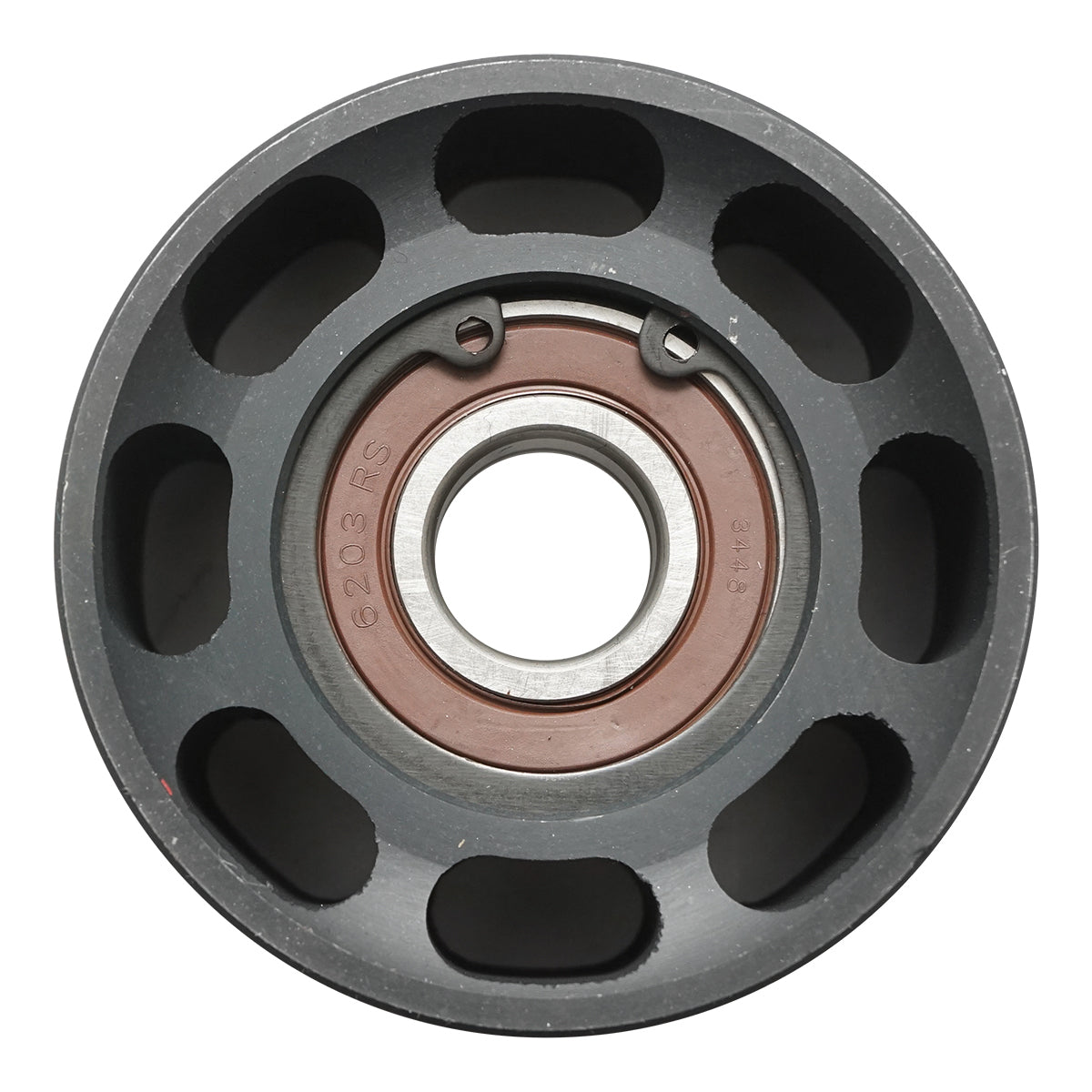 Rullo tendicinghia per John Deere e Case IH cod OEM 87840244, ER196112, RE505264, RE51281, RE68722 Breckner Germany - immagine 4
